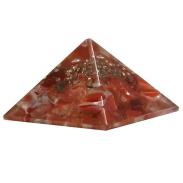 GENERADORES ENERGETICOS | Orgon Piramide Mini Carneola 3 x 3 x 2.5 cm
