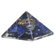 GENERADORES ENERGETICOS | Orgon Piramide Mini Lapislazuli 3 x 3 x 2.5 cm