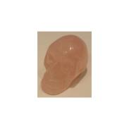 FORMA ESOTERICA | Piedra Forma Calavera Cuarzo Rosa 3.5 x 2.5 cm