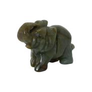 FORMA ANIMALES | Piedra Forma Elefante de Sangre 5 x 3 cm