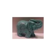 FORMA ANIMALES | Piedra Forma Elefante Howlita 5,5 x 8 cm