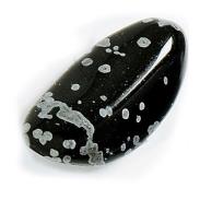 PIEDRAS RODADAS 40 MM | Piedra Gema Rodada Obsidiana Nevada 40 mm x 100 gr.