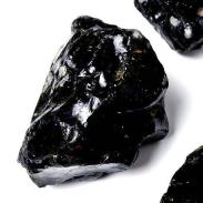 PIEDRAS SEMIPRECIOSAS EN BRUTO | Piedra semipreciosa Turmalina negra en chip x 500 gr.