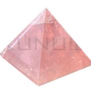 FORMA PIRAMIDE | Piramide Cuarzo Rosa 125 a 135 gr.(50 mm)