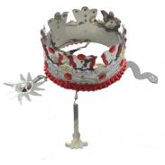 CORONAS | Sant. Corona Obatala Ayaguna decorada 07 x 14 cm (0216)