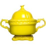 SOPERAS, TINAJAS, CERAMICA-BARRO | Sopera Ceramica con Asas 38 x 30 cm Amarilla (Ochun)(producto Artesanal  puede tener irregularidades en color y forma)