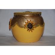 SOPERAS OTROS MATERIALES | Sopera Ceramica Decorada Motivos Soles amarillo 35 x 35 cm
