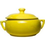 SOPERAS, TINAJAS, CERAMICA-BARRO | Sopera Ceramica Simple 30 x 18 cm Amarilla (Ochun)(producto Artesanal  puede tener irregularidades en color y forma)