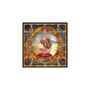 COLECCIONISTAS BOLSAS, TAPETES Y COMPLEMENTOS | Tapete Seda Oracle of Visions Angel - Ciro Marchetti (Firmado) (Artesano hecho a mano) (70 x 70 cm.)