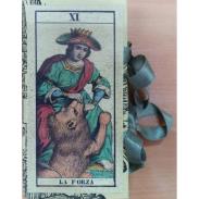 CARTAS MENEGHELLO | Tarot coleccion Tarocco Italiano (Gioco Di Tarocchi Italiano Milano, 1845) Edicion limitada 2500 unds - 1986 (IT) (Tapas con lazo) (ILM)