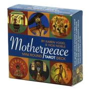 CARTAS CARTAMUNDI IMPORT | Tarot Motherpeace Mini Round Tarot Deck - Karen Vogel & Vicki Noble - (Mini) (Redondo) (EN) (USG) (Azul) 03/17