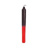 BUJIAS BI COLOR | VELA Bujia Bi-Color Negro-Rojo 20 x 2 cm (P24)