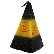 VELAS FORMA | Vela Forma Piramide Corta Envidia - Maleficios 13 cm (Simple)