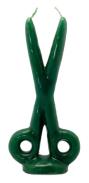 VELAS FORMA | Vela Forma Tijera 16 cm (Verde)