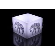 FANALES ARTESANALES PERSONALIZADOS | VELON FANAL Elefante Etnico 10 x 7 cm (Incluye Vela de Noche)
