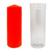 LISOS | VELON Naranja 14 x 5.5 cm (Con Tubo Protector)