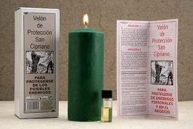 VELONES ESPECIALES | VELON SAN CIPRIANO (PROTECCION) VERD.OSCURO ESPECIAL