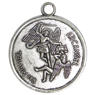 ARCANGELES | Amuleto Arcangel Miguel con Tetragramaton 2.5 cm (Con Oracion)