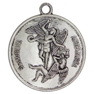 ARCANGELES | Amuleto Arcangel Miguel con Tetragramaton 3.5 cm (con Oracion)