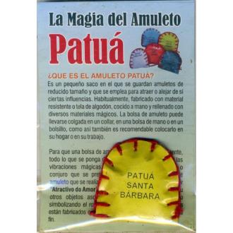 AMULETOS PATUAS | Amuleto Patua Santa Barbara (Ritualizados y Preparados con Hierbas)