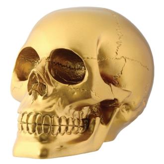 VARIOS | Craneo Calavera Dorado 14 x 11 cm VARIOS | Craneo Calavera Dorado 14 x 11 cm
