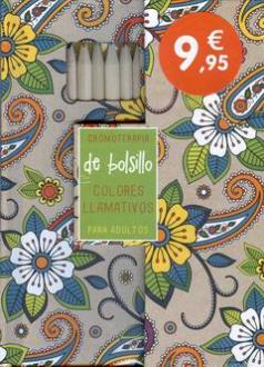 LIBROS DE MANDALAS | CROMOTERAPIA DE BOLSILLO: COLORES LLAMATIVOS (Libro + Colores)