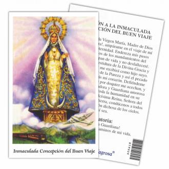 ESTAMPAS RELIGIOSAS | Estampa Inmaculada Concepcion del Buen Viaje 7 x 11 cm (P25)