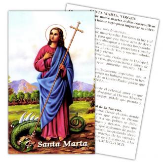 ESTAMPAS RELIGIOSAS | Estampa Marta 7 x 11 cm (P25)
