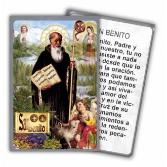 ESTAMPAS RELIGIOSAS | Estampa San Benito Angel de la Guarda 9 x 13,5 cm (P12) ESTAMPAS RELIGIOSAS | Estampa San Benito Angel de la Guarda 9 x 13,5 cm (P12)