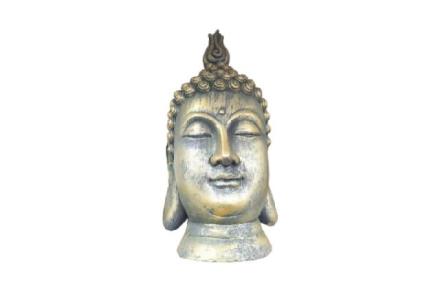 BUDAS Y GANESHAS | FIGURA CABEZA BUDA 29X27X50 CM. BUDAS Y GANESHAS | FIGURA CABEZA BUDA 29X27X50 CM.