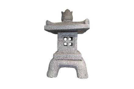 BUDAS Y GANESHAS | FIGURA PAGODA GRIS 24X21X40 CM. BUDAS Y GANESHAS | FIGURA PAGODA GRIS 24X21X40 CM.