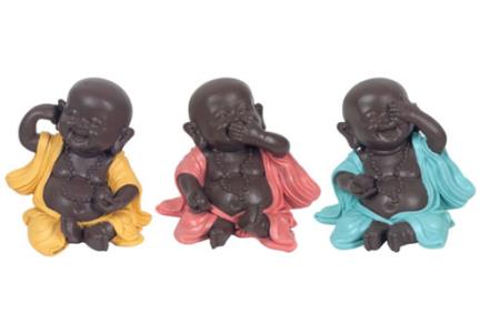 BUDAS Y GANESHAS | FIGURA RESINA BUDA HAPPY NO VER-NO OIR-NO HABLAR BUDAS Y GANESHAS | FIGURA RESINA BUDA HAPPY NO VER-NO OIR-NO HABLAR