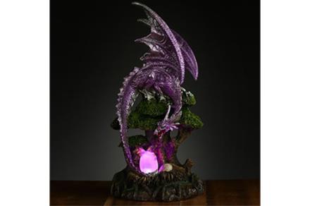 DRAGONES | FIGURA RESINA DRAGON CON LUZ LED LEYENDA OSCURA. MADRE DE DRAGON Y ARBOL DE LA VIDA 14.5 X 31 CM. DRAGONES | FIGURA RESINA DRAGON CON LUZ LED LEYENDA OSCURA. MADRE DE DRAGON Y ARBOL DE LA VIDA 14.5 X 31 CM.