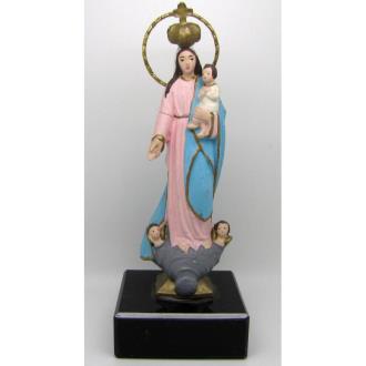 RESINA BASE MARMOL | IMAGEN Angeles (Virgen) 12 cm (Base Marmol) (HAS)