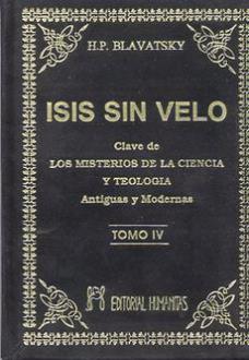 LIBROS DE BLAVATSKY | ISIS SIN VELO IV(Bolsillo Lujo)