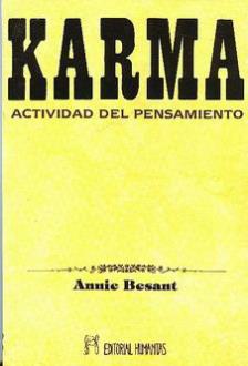 LIBROS DE ANNIE BESANT | KARMA: ACTIVIDAD DEL PENSAMIENTO