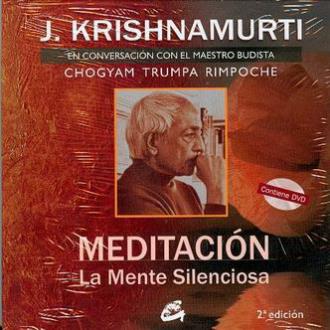 LIBROS DE KRISHNAMURTI | MEDITACIN: LA MENTE SILENCIOSA (Libro + DVD)
