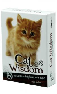 CARTAS U.S.GAMES IMPORT | Oraculo Cat Wisdom Cards (Set) (45 Cartas) (En) (Usg)