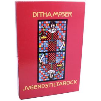 COLECCIONISTAS SET (LIBROCARTAS) OTROS IDIOMAS | Oraculo coleccion Jugendstil - Tarock - Ditha Moser - (54 Cartas) (DE) (1989)