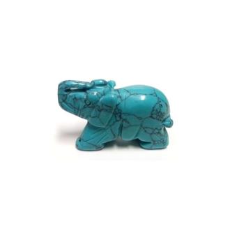 FORMA ANIMALES | Piedra Forma Elefante Howlita 5 x 3 cm FORMA ANIMALES | Piedra Forma Elefante Howlita 5 x 3 cm