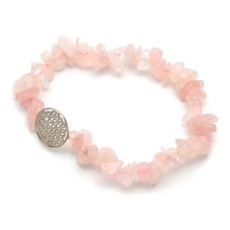 PULSERAS SEMIPRECIOSAS | Pulsera Cuarzo Rosa con Amuleto Flor de la Vida (Semipreciosa)(Agotado) PULSERAS SEMIPRECIOSAS | Pulsera Cuarzo Rosa con Amuleto Flor de la Vida (Semipreciosa)(Agotado)