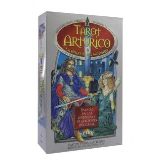 COLECCIONISTAS SET (LIBROCARTAS) CASTELLANO | Tarot coleccion El Tarot Arturico - La Busqueda del Santuario - Caitlin y John Matthews (Set) (Edaf) (FT)