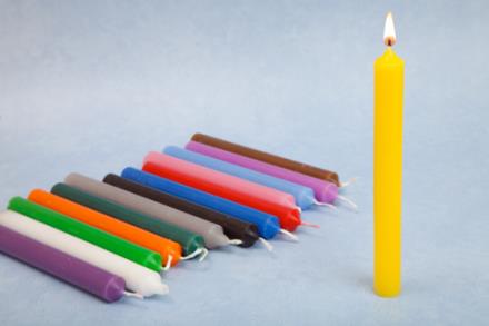 VELAS BASICAS | VELA AMARILLA 10x1,2 cm VELAS BASICAS | VELA AMARILLA 10x1,2 cm