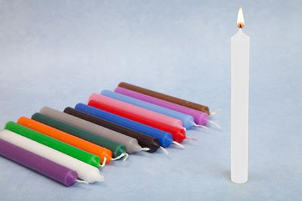 VELAS BASICAS | VELA BLANCA 10x1,2 cm VELAS BASICAS | VELA BLANCA 10x1,2 cm