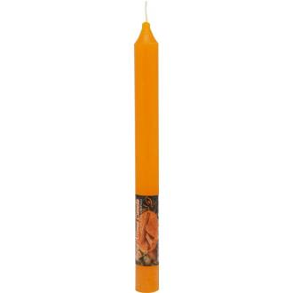 VELAS Y BUJIAS AROMATICAS | Vela Bujia Perfumada Canela 22 x 2 cm (Naranja) (P4)