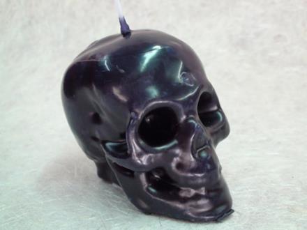 FIGURAS DE CERA | VELA CALAVERA NEGRA 10x8 cm (tumba trabajos) FIGURAS DE CERA | VELA CALAVERA NEGRA 10x8 cm (tumba trabajos)