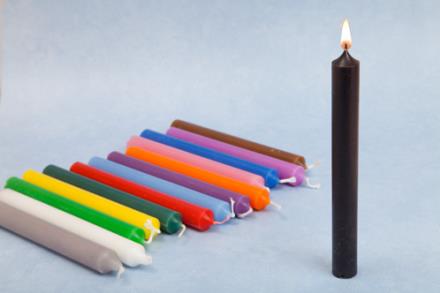 VELAS BASICAS | VELA NEGRA 10x1,2 cm VELAS BASICAS | VELA NEGRA 10x1,2 cm