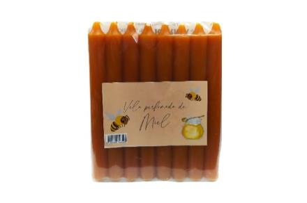 VELAS Y VELONES PERFUMADOS | VELA PERFUMADA DE MIEL 18X2CM VELAS Y VELONES PERFUMADOS | VELA PERFUMADA DE MIEL 18X2CM
