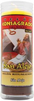 CONSAGRADOS | VELON CONSAGRADO San Alejo 14 x 5.5 cm (Incluye Ritual)