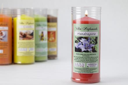 VELAS Y VELONES PERFUMADOS | VELON PERFUMADO DE MANDRAGORA 13X6 cm. VELAS Y VELONES PERFUMADOS | VELON PERFUMADO DE MANDRAGORA 13X6 cm.
